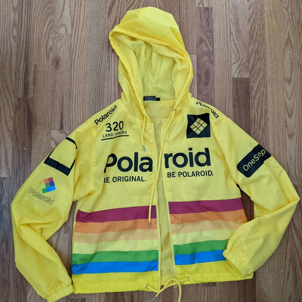 Polaroid Men's Graphic Windbreaker
